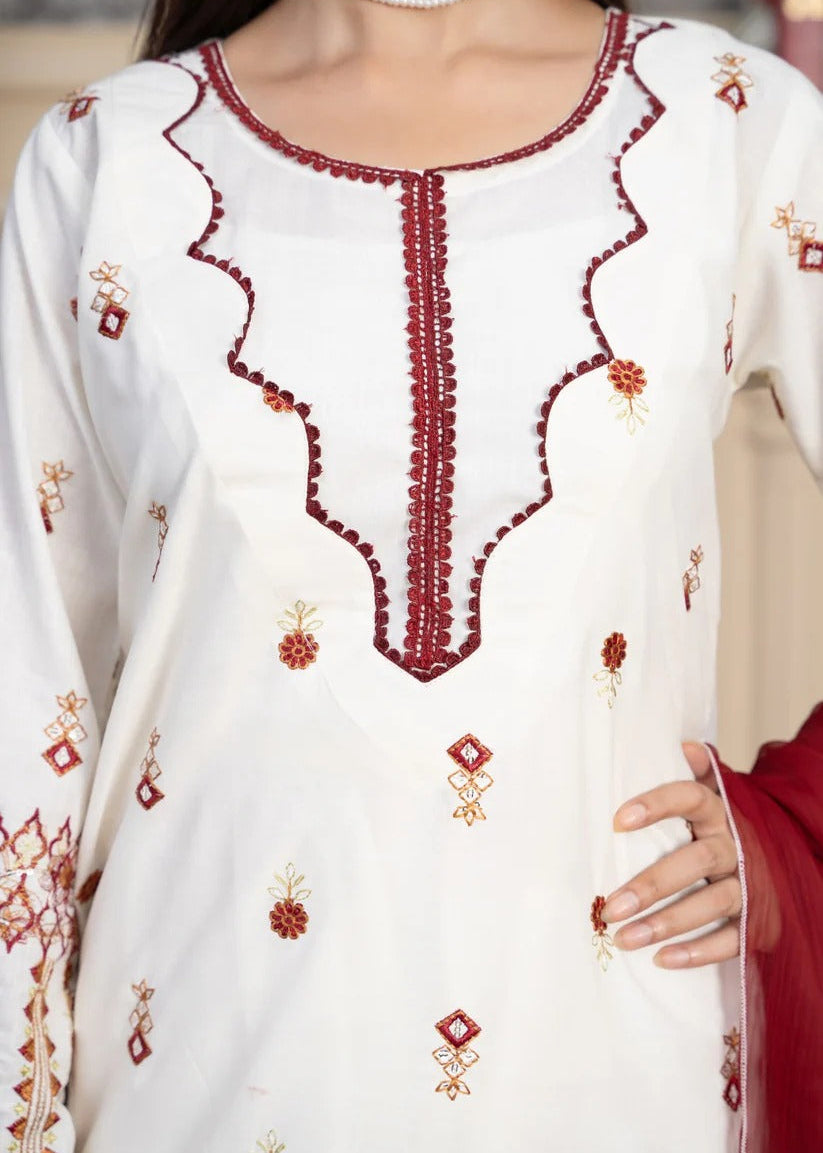 Riwaayat Rouge Embroidered 3PC Festive Set