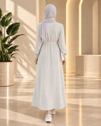 2PC Long Frock With Upper Fleece Jacket