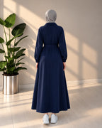 2PC Long Frock With Upper Fleece Jacket
