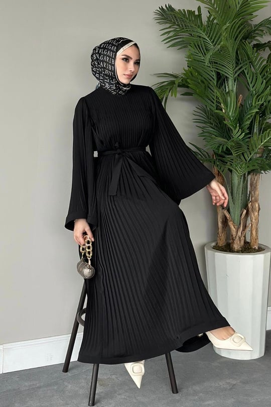 Pleated Maxi