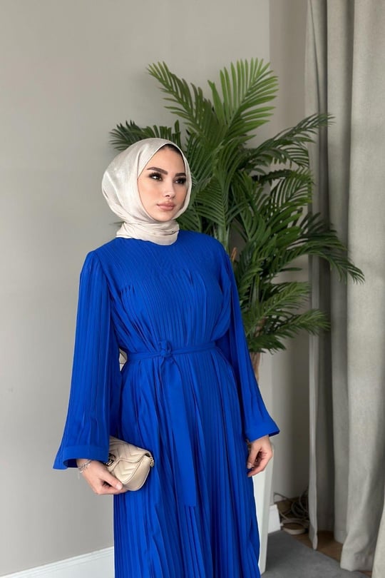Pleated Maxi