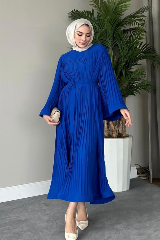 Pleated Maxi