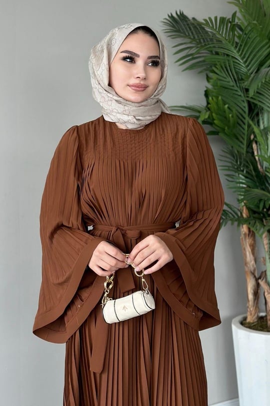 Pleated Maxi