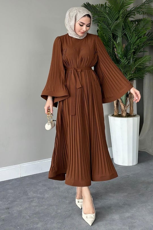 Pleated Maxi