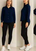 Navy Blue Shirt & SkinnyFit Combo