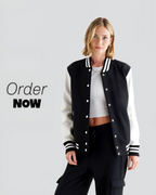 Varsity Jacket Black and White