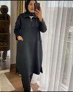 Front Pocket Style 2 Pcs Warm Winter Outfit