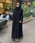 Classic Black Abaya with Stoller
