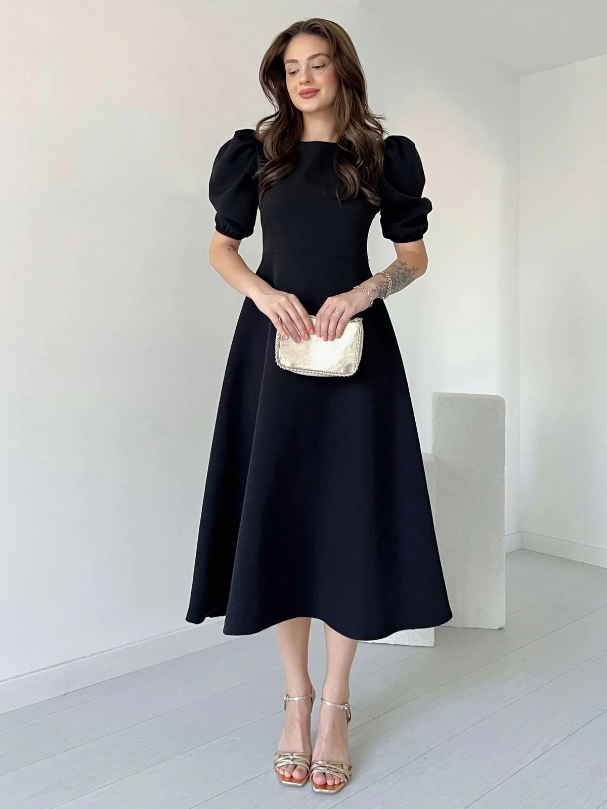 Graceful Elegance Midi Dress
