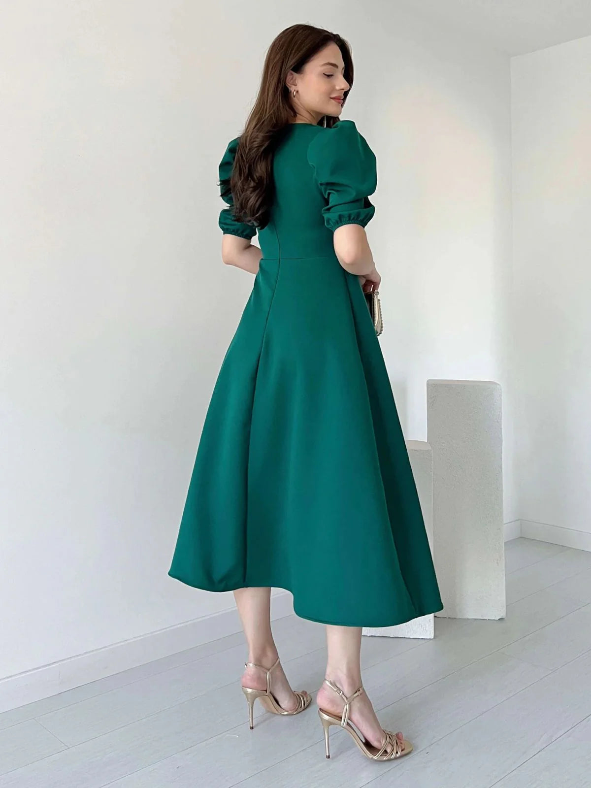 Graceful Elegance Midi Dress