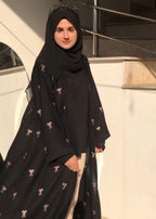 Bow Embroidery Abaya I Timeless Elegance by Joylo