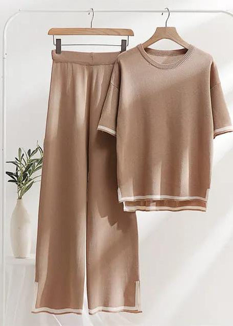 2-Piece Beige Lounge Wear for Women