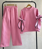 Bow Striped Co-Ord Set