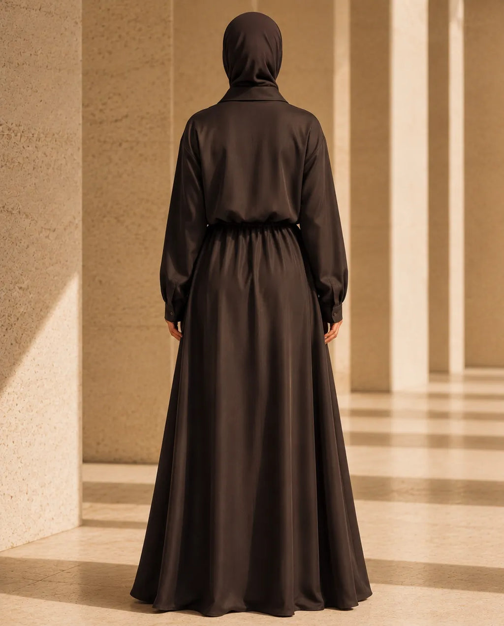 2PC Long Frock With Upper Fleece Jacket