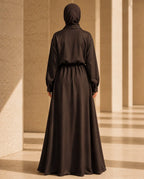 2PC Long Frock With Upper Fleece Jacket