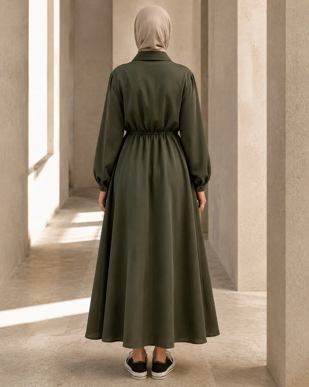 2PC Long Frock With Upper Fleece Jacket