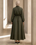 2PC Long Frock With Upper Fleece Jacket