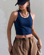 Navy Blue Tank Top