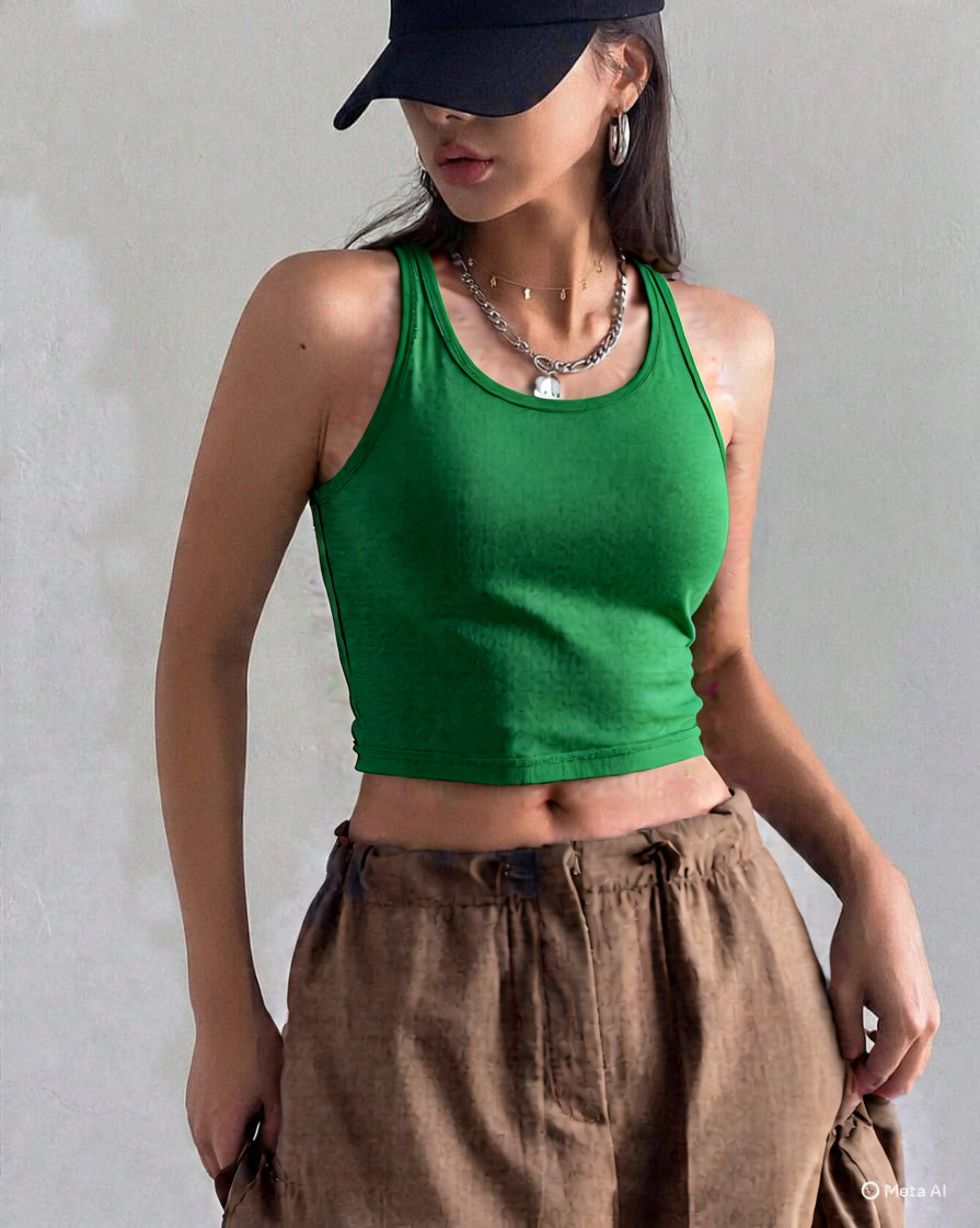Green Tank Top