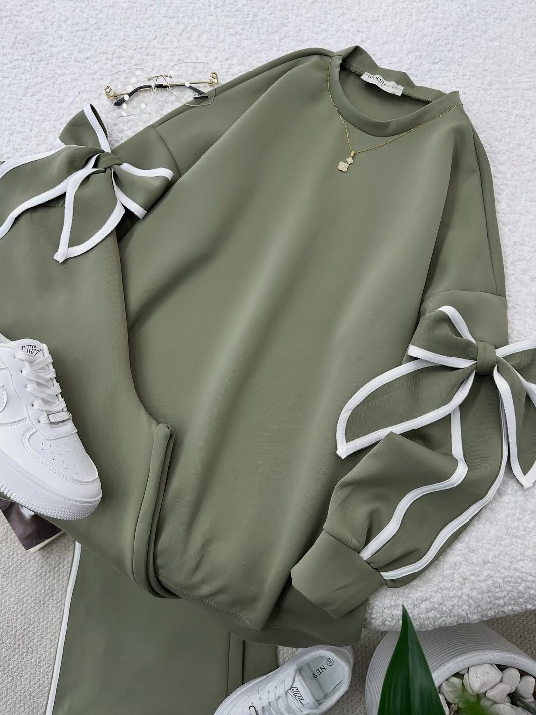 Bow Striped Co-Ord Set