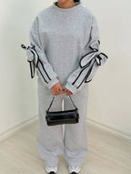 Bow Striped Co-Ord Set