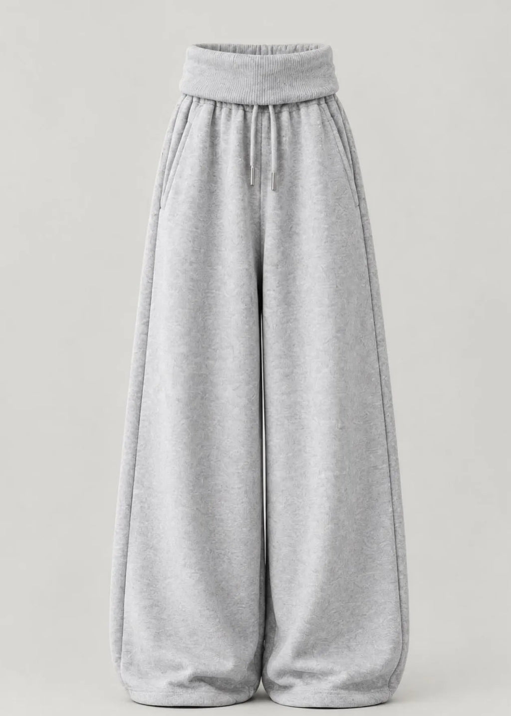 Curled Waist Oversize trouser