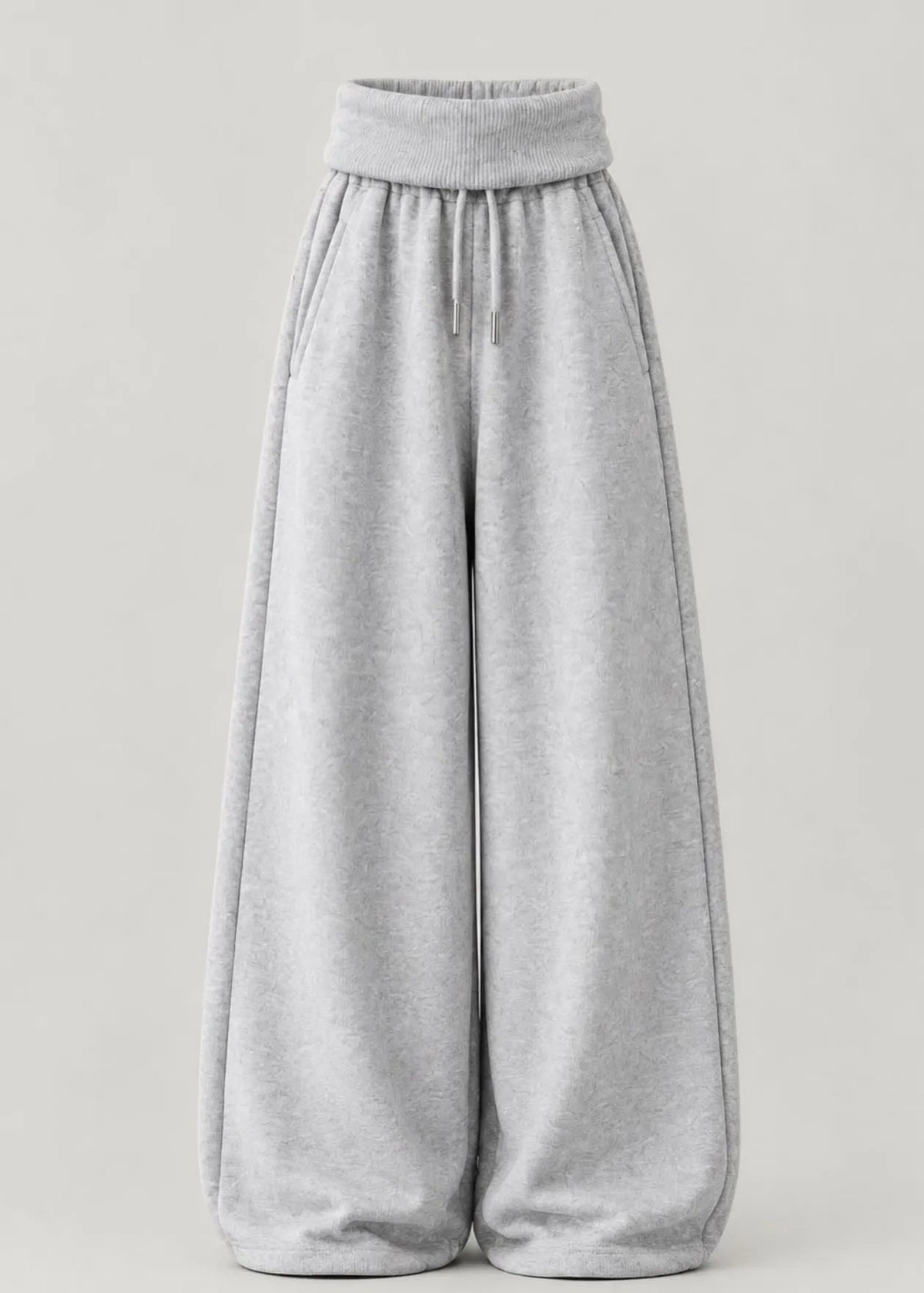 Curled Waist Oversize trouser