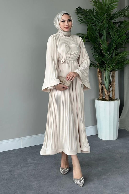 Pleated Maxi
