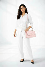 White Shirt & White Pant Set