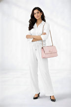White Shirt & White Pant Set